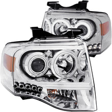 Load image into Gallery viewer, ANZO 2007-2014 Ford Expedition Projector Headlights Chrome