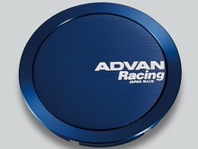 Load image into Gallery viewer, Advan 73mm Full Flat Centercap - Blue Anodized
