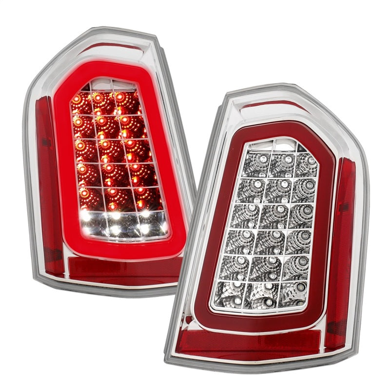 ANZO 11-14 Chrysler 300 LED Taillights Chrome w/ Sequential