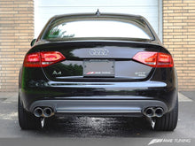 Load image into Gallery viewer, AWE Tuning Audi B8 A4 Touring Edition Exhaust - Quad Tip Diamond Black Tips