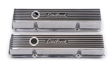 Load image into Gallery viewer, Edelbrock Valve Cover Elite II Series Chevrolet 1959-1986 262-400 CI V8 Low Polished