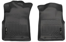 Load image into Gallery viewer, Husky Liners 05-15 Toyota Tacoma Crew/Extended/Standard Cab WeatherBeater Front Black Floor Liners