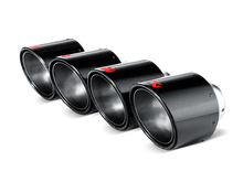 Load image into Gallery viewer, Akrapovic 06-13 Chevrolet Corvette ZO6/ZR1 (C6) Tail Pipe Set (Carbon 125 mm)