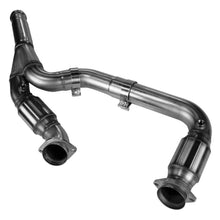 Load image into Gallery viewer, Kooks 14+ GM 1500 Series Truck 6.2L 3in x OEM Out Cat SS Y Pipe Kooks HDR Req