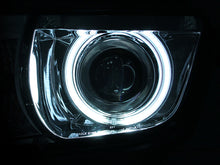 Load image into Gallery viewer, ANZO 2010-2013 Chevrolet Camaro Projector Headlights w/ Halo Chrome (CCFL)