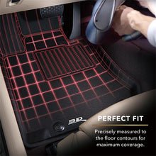 Load image into Gallery viewer, 3D MAXpider 2014-2020 Chevrolet Silverado Double Cab/Crew Cab Kagu 1st Row Floormat - Black