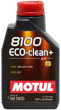 Load image into Gallery viewer, Motul 1L 8100 5W30 ECO-CLEAN+ Engine Oil