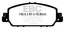 Load image into Gallery viewer, EBC 13+ Honda Accord Coupe 2.4 EX Yellowstuff Front Brake Pads