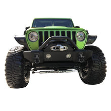 Load image into Gallery viewer, Rampage 2007-2018 Jeep Wrangler(JK) Recovery Bumper Stubby Front - Black