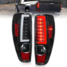 Load image into Gallery viewer, ANZO 2004-2012 Chevrolet Colorado/ GMC Canyon LED Tail Lights w/ Light Bar Black Housing