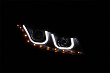 Load image into Gallery viewer, ANZO 2008-2012 Honda Accord Projector Headlights w/ U-Bar Black