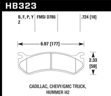 Load image into Gallery viewer, Hawk Chevy / GMC Truck / Hummer Performance Ceramic Street Rear Brake Pads