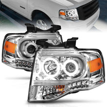 Load image into Gallery viewer, ANZO 2007-2014 Ford Expedition Projector Headlights Chrome
