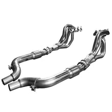 Load image into Gallery viewer, Kooks 15+ Mustang 5.0L 4V 2in x 3in SS Headers w/Green Catted OEM Connection Pipe