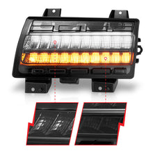Load image into Gallery viewer, ANZO 2018-2021 Jeep Wrangler LED Side Markers Chrome Housing Smoke Lens w/ Seq. Signal Low Config