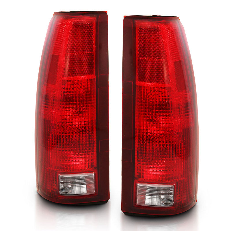 ANZO 1988-1999 Chevy C1500 Taillight Red/Clear Lens w/ Circuit Board(OE Replacement)