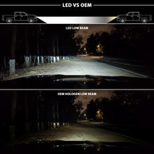 Load image into Gallery viewer, ANZO 18-19 Ford F-150 LED Projector Headlights w/ Plank Style Switchback Black w/ Amber