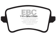 Load image into Gallery viewer, EBC 09-11 Audi A4 2.0 Turbo Yellowstuff Rear Brake Pads
