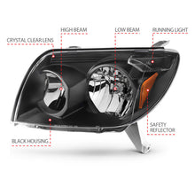 Load image into Gallery viewer, ANZO 2003-2005 Toyota 4Runner Crystal Headlights Black