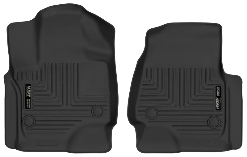Husky Liners 18-19 Ford Expedition / 18-19 Lincoln Navigator X-Act Contour Black Front Floor Liners