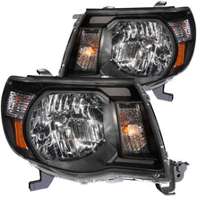 Load image into Gallery viewer, ANZO 2005-2011 Toyota Tacoma Crystal Headlights Black