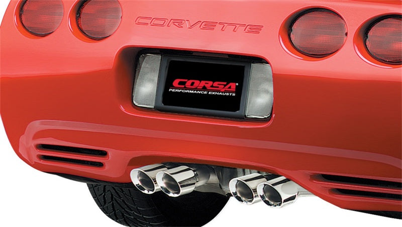 Corsa 97-04 Chevrolet Corvette C5 Z06 5.7L V8 Polished Xtreme Cat-Back + XO Exhaust
