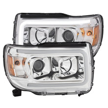 Load image into Gallery viewer, ANZO 2015+ GMC Canyon Projector Headlights w/ Plank Style Design Chrome w/ Amber