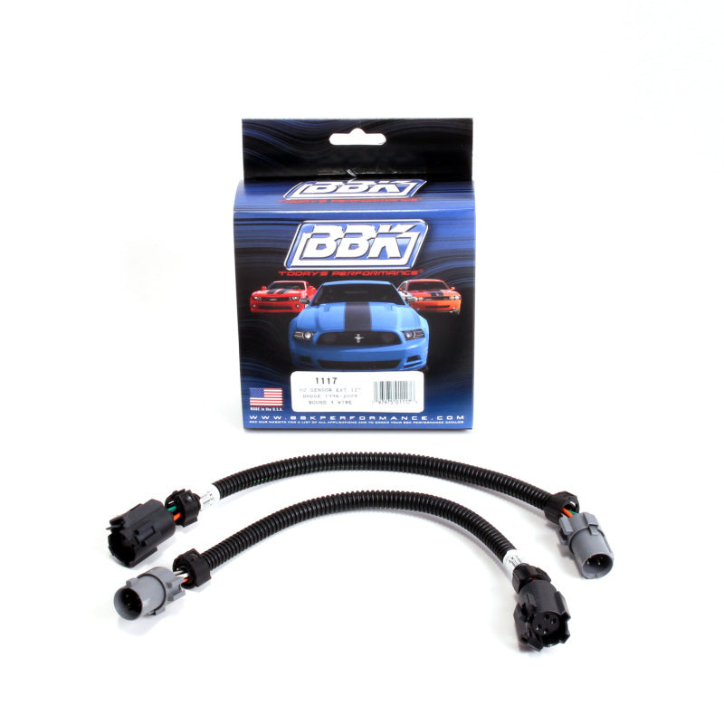 BBK 96-04 Dodge 4 Pin Round Style O2 Sensor Wire Harness Extensions 12 (pair)
