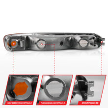 Load image into Gallery viewer, ANZO 1999-2006 Gmc Sierra Parking Turn Signal Lights Chrome Amber(OE)