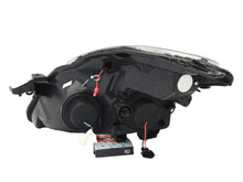 Load image into Gallery viewer, ANZO 2008-2009 Nissan Altima (2 Door ONLY) Projector Headlights w/ Halo Black (CCFL)