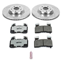 Load image into Gallery viewer, Power Stop 16-18 Cadillac CT6 Front Z26 Street Warrior Brake Kit