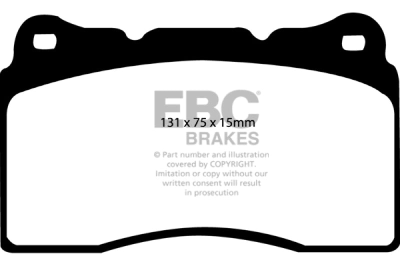 EBC 04-05 Cadillac CTS-V 5.7 Ultimax2 Front Brake Pads