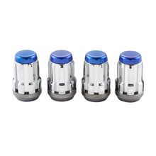 Load image into Gallery viewer, McGard SplineDrive Lug Nut (Cone Seat) M12X1.5 / 1.24in. Length (4-Pack) - Blue Cap (Req. Tool)