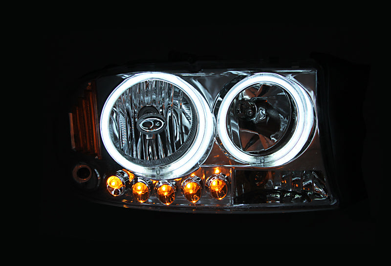 ANZO 2001-2011 Ford Ranger Crystal Headlight Chrome