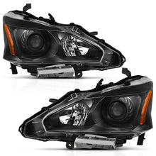 Load image into Gallery viewer, ANZO 2013-2015 Nissan Altima Projector Headlight Black Amber