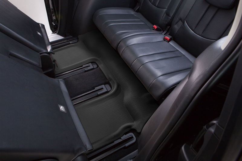3D MAXpider 2016-2017 Tesla Model X Non-Folding 7-Seats Kagu 3rd Row Floormats - Black