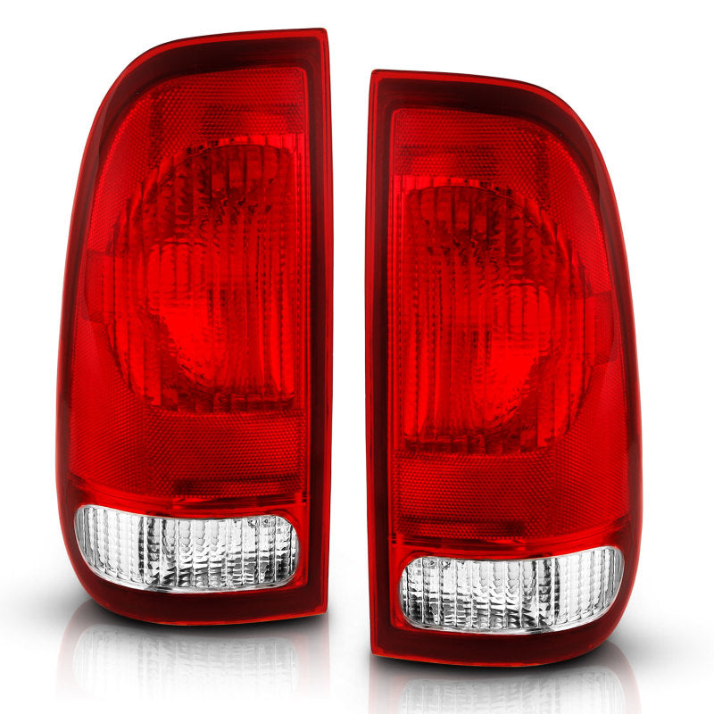 ANZO 1997-2003 Ford F-150 Taillight Red/Clear Lens (OE Replacement)