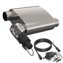 Load image into Gallery viewer, QTP 2.5in Weld-On 304SS Screamer Muffler Short Case w/Bolt-On QTEC Electric Cutout
