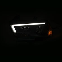 Load image into Gallery viewer, ANZO 11-14 Dodge Charger Projector Headlights w/ Plank Style Design Black