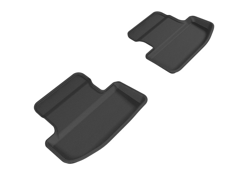 3D MAXpider 2015-2020 Ford Mustang Kagu 2nd Row Floormats - Black