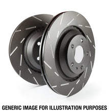 Load image into Gallery viewer, EBC 08-14 Cadillac CTS-V 6.2 Supercharged USR Slotted Rear Rotors