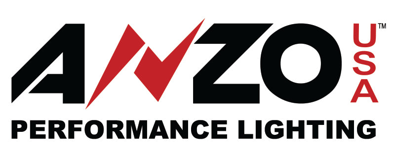 ANZO 2007-2013 Chevrolet Avalanche Projector Headlights w/ Halo Black (CCFL)