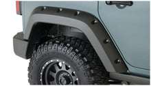 Load image into Gallery viewer, Bushwacker 07-18 Jeep Wrangler Unlimited Pocket Style Flares 2pc 4-Door Sport Utility Only - Black