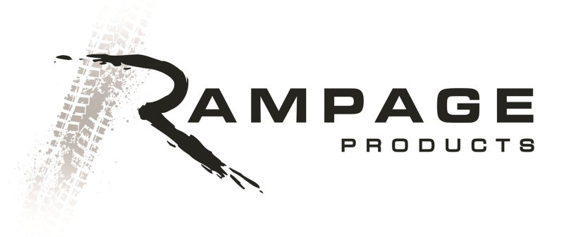 Rampage 2007-2018 Jeep Wrangler(JK) Double Tube Bumper Front - Black