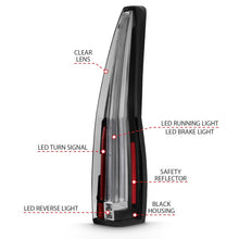 Load image into Gallery viewer, ANZO 2007-2014 Cadillac Escalade Led Taillights Red/Clear
