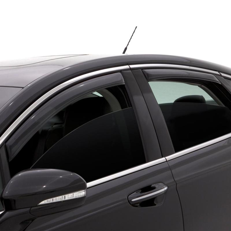 AVS 14-18 Mazda 6 Ventvisor In-Channel Front & Rear Window Deflectors 4pc - Smoke